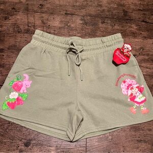 NWT Strawberry Shortcake Pull String Sweat Shorts